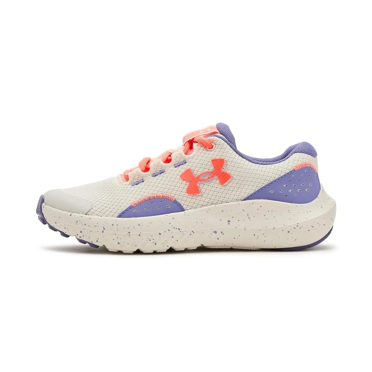 Under Armour shoes - Summit White/Purple Luxe/Electric Tangerine 9