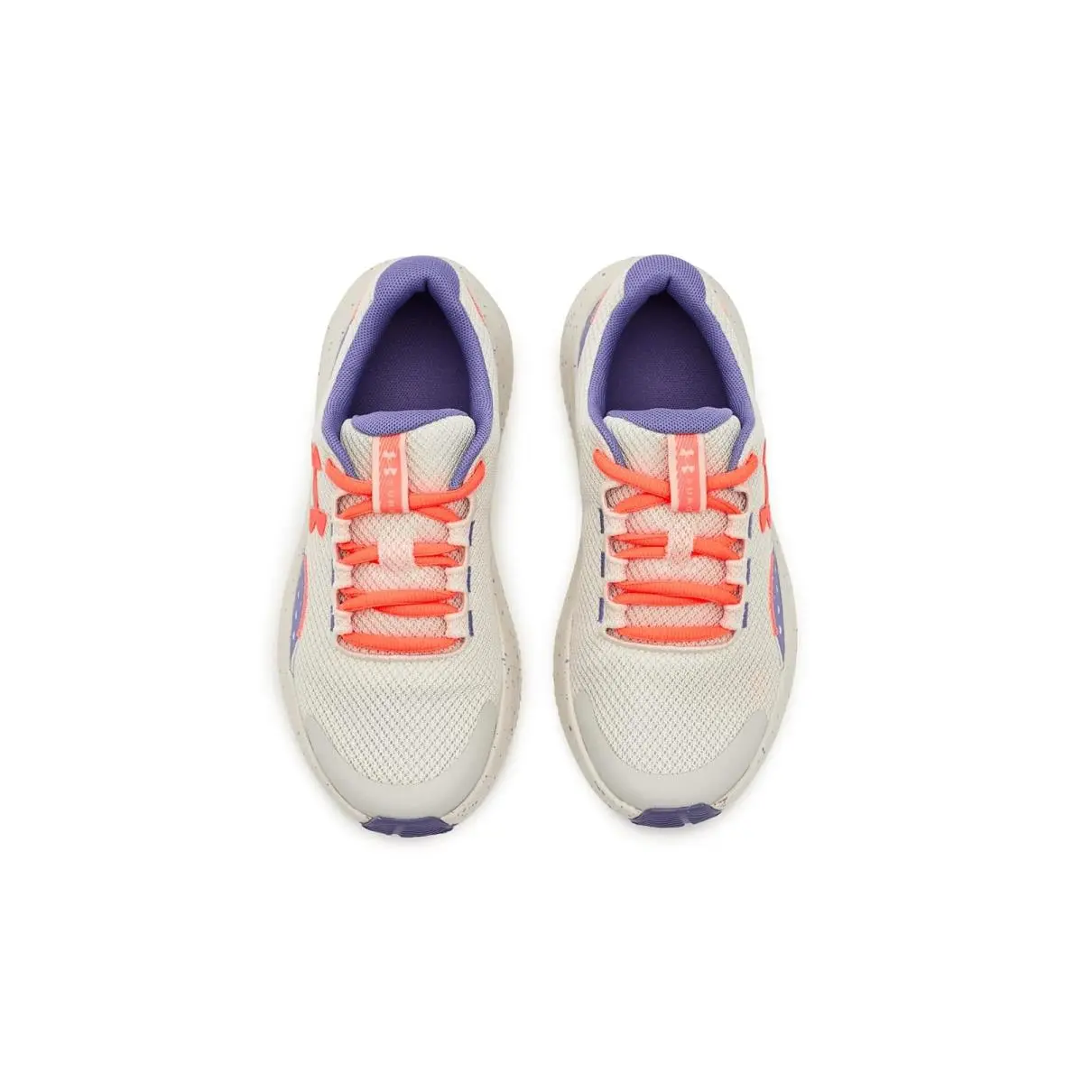 Under Armour shoes - Summit White/Purple Luxe/Electric Tangerine 7
