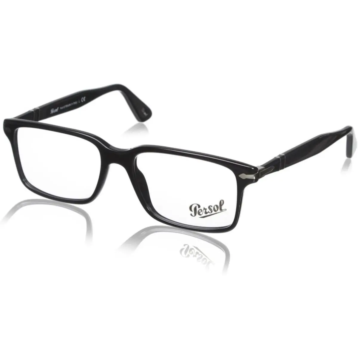 PO2880VM 95 56mm Eyeglasses Black / Clear Demo Lens by Persol