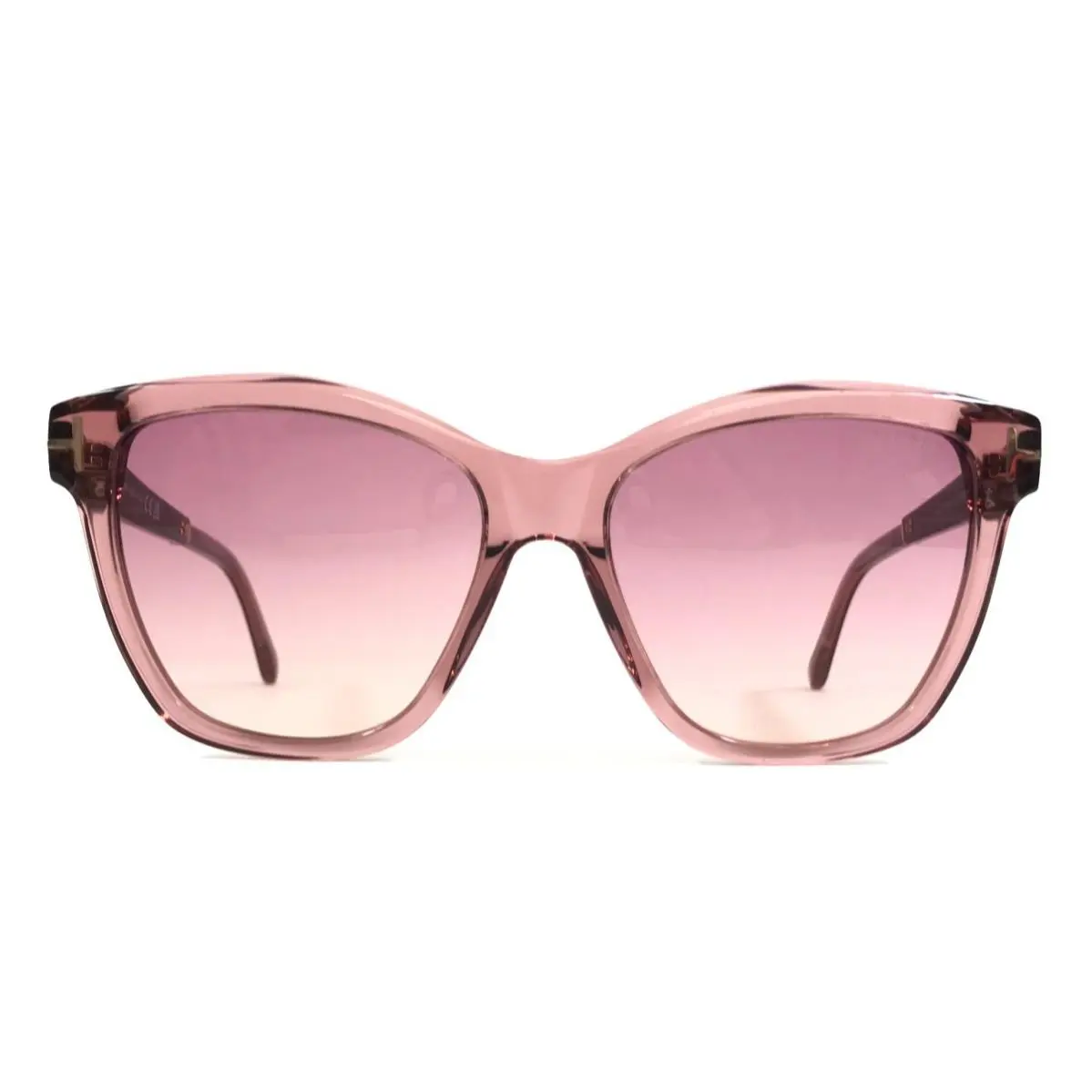 Sunglasses Lucia TF1087 72Z Light Pink Butterfly Frames w/ Pink Lenses by Tom Ford