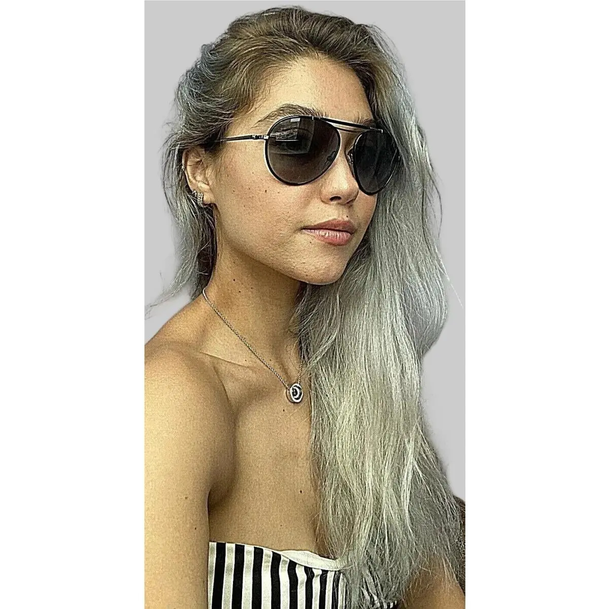 Tom Ford Burke TF 247 09B 56mm Black Round Men`s Women`s Sunglasses Italy