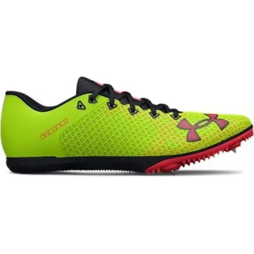 Under Armour Unisex UA Kick Distance 4 Track Spikes High-vis Yellow/black/beta