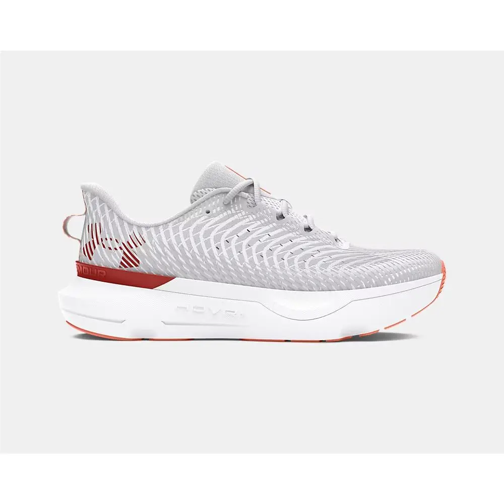 UA Infinite Pro Hovr Mens Running Shoes - White Gray - Sz 9 by Under Armour