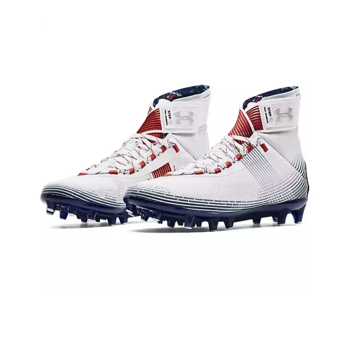 Size 10.5 Men`s UA Highlight MC TX LE Football Cleats 3025854-100 by Under Armour