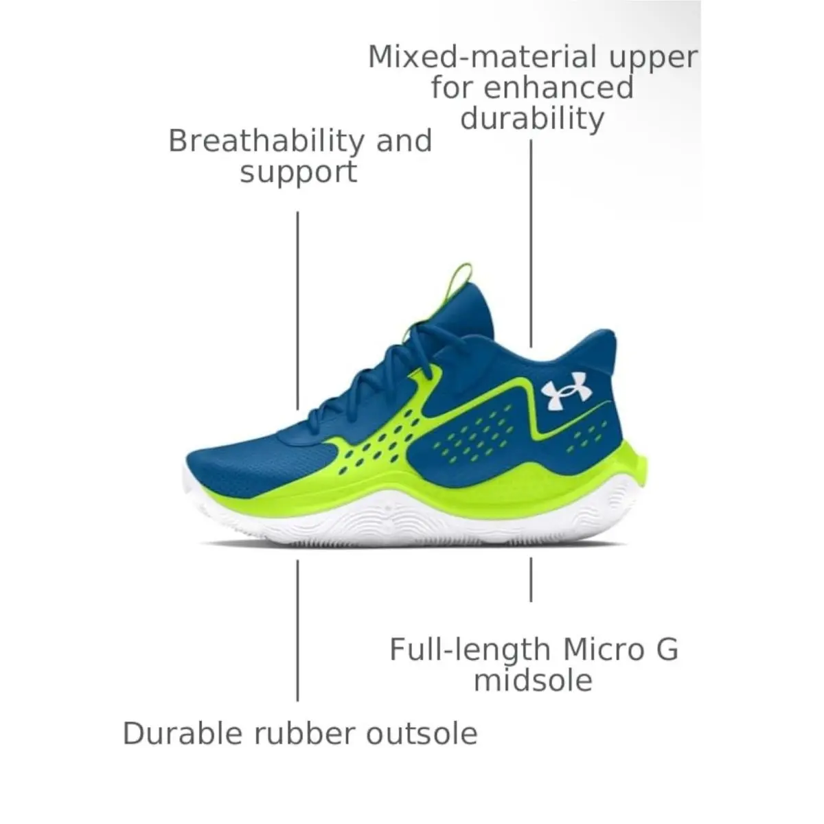 Under Armour shoes - Under Armour Jet `23 Grade School - Blue 2