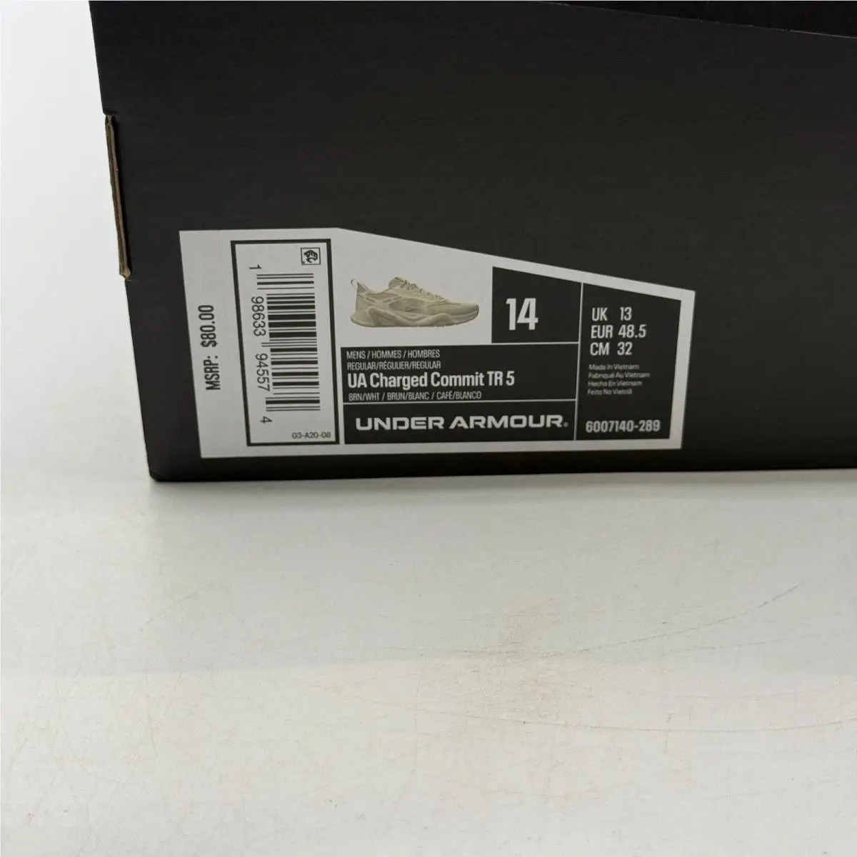 Under Armour shoes - Under Armour Charged Commit TR 5 - Brown 5
