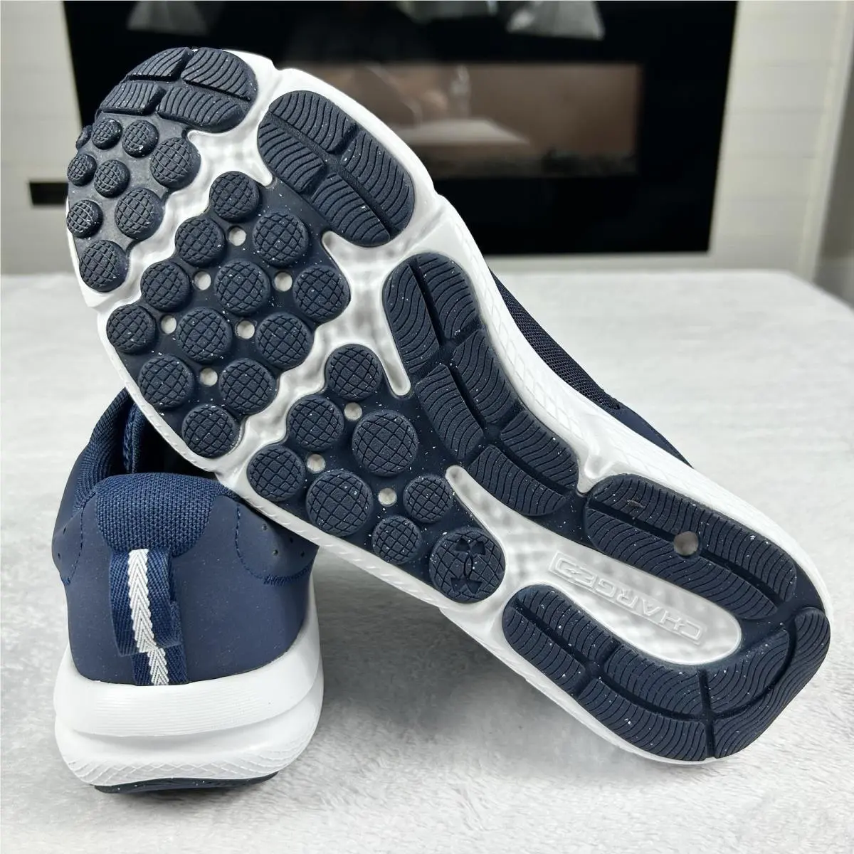 Under Armour shoes - Under Armour Charged Assert 10 - 3026175-400 - Blue, Manufacturer: Academy/White (UPC: 0196040172354) 9