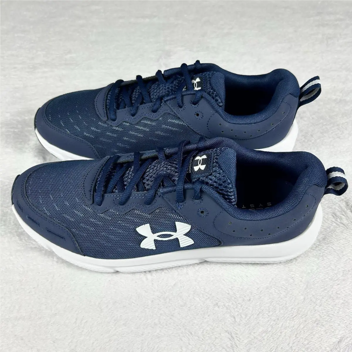 Under Armour shoes - Under Armour Charged Assert 10 - 3026175-400 - Blue, Manufacturer: Academy/White (UPC: 0196040172354) 0