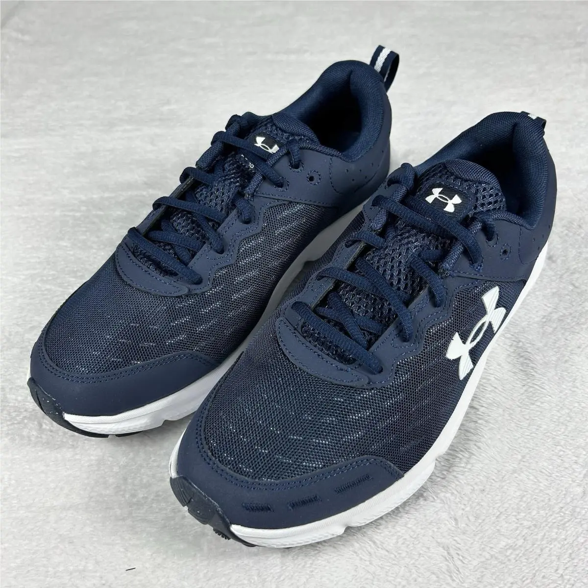 Under Armour shoes - Under Armour Charged Assert 10 - 3026175-400 - Blue, Manufacturer: Academy/White (UPC: 0196040172354) 2