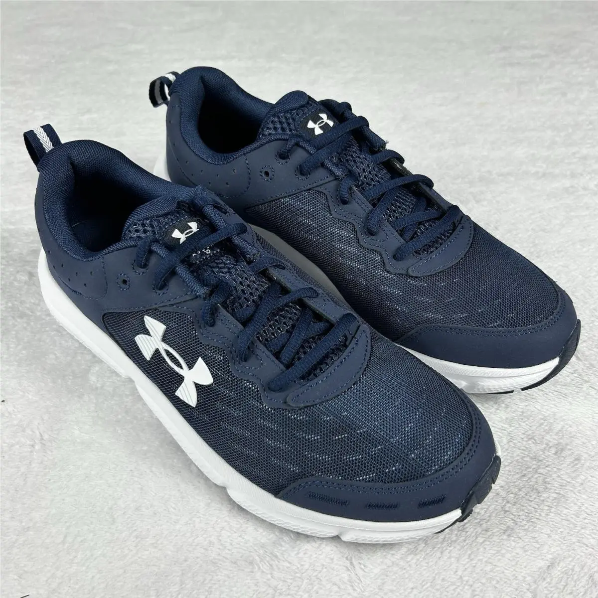 Under Armour shoes - Under Armour Charged Assert 10 - 3026175-400 - Blue, Manufacturer: Academy/White (UPC: 0196040172354) 4