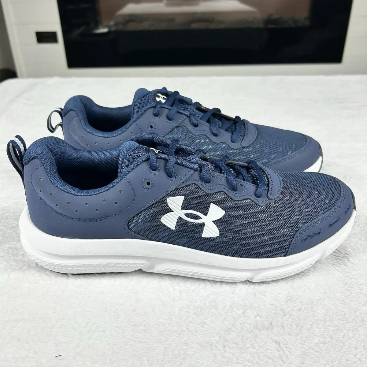 Under Armour shoes - Under Armour Charged Assert 10 - 3026175-400 - Blue, Manufacturer: Academy/White (UPC: 0196040172354) 6