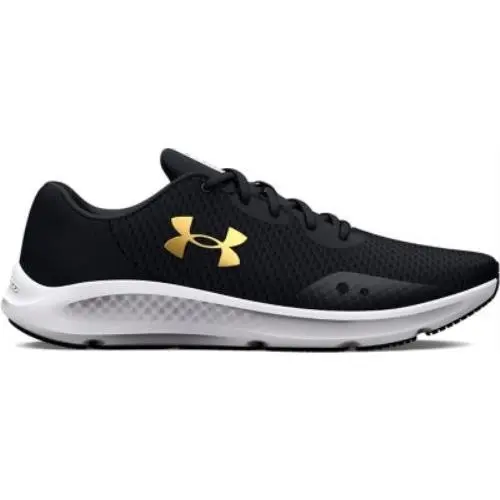 Under Armour Men`s Charged Pursuit 3 Running Shoe Black/black/metallic Gold - 30