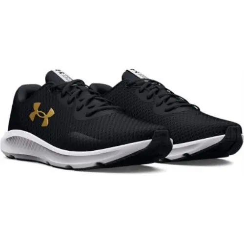 Under Armour shoes - Black-Black-Metallic Gold (UPC: 196040165561) 2