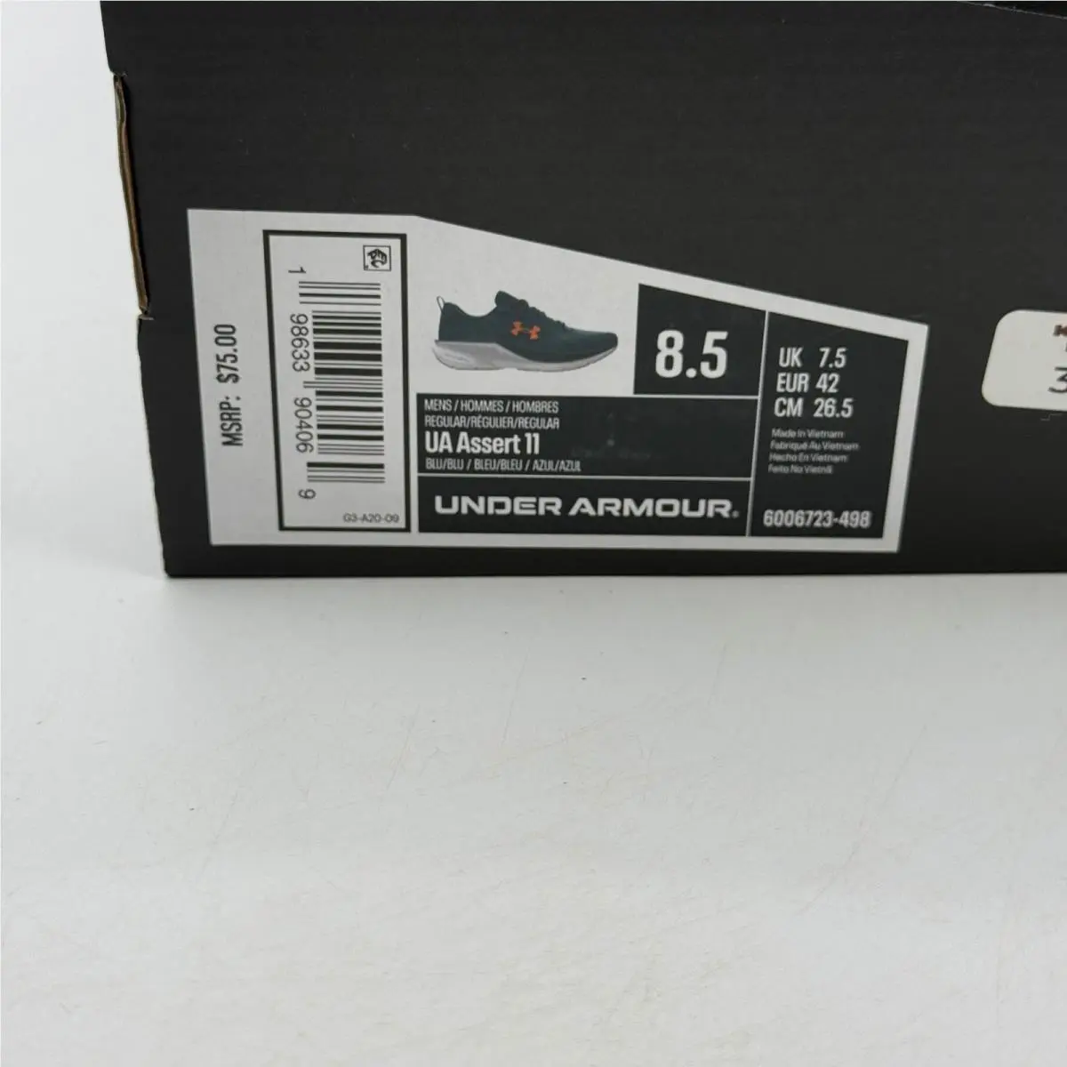 Under Armour shoes - UA Assert 11 - Assert - Blue 5