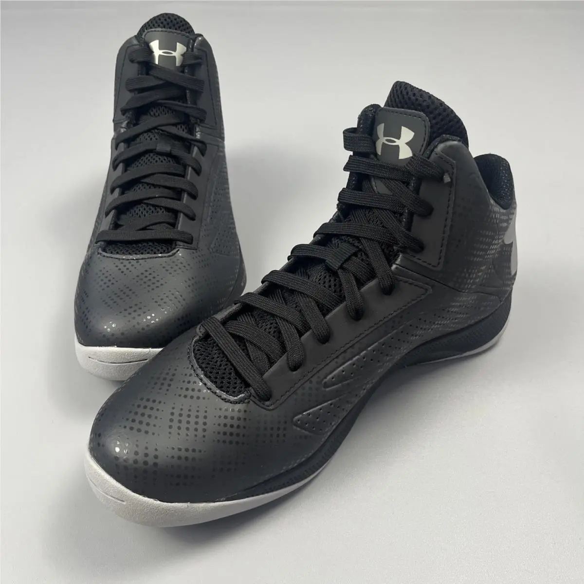 Under Armour UA Micro G Torch Black Gray 1231588-001 Men`s Shoes Size 12