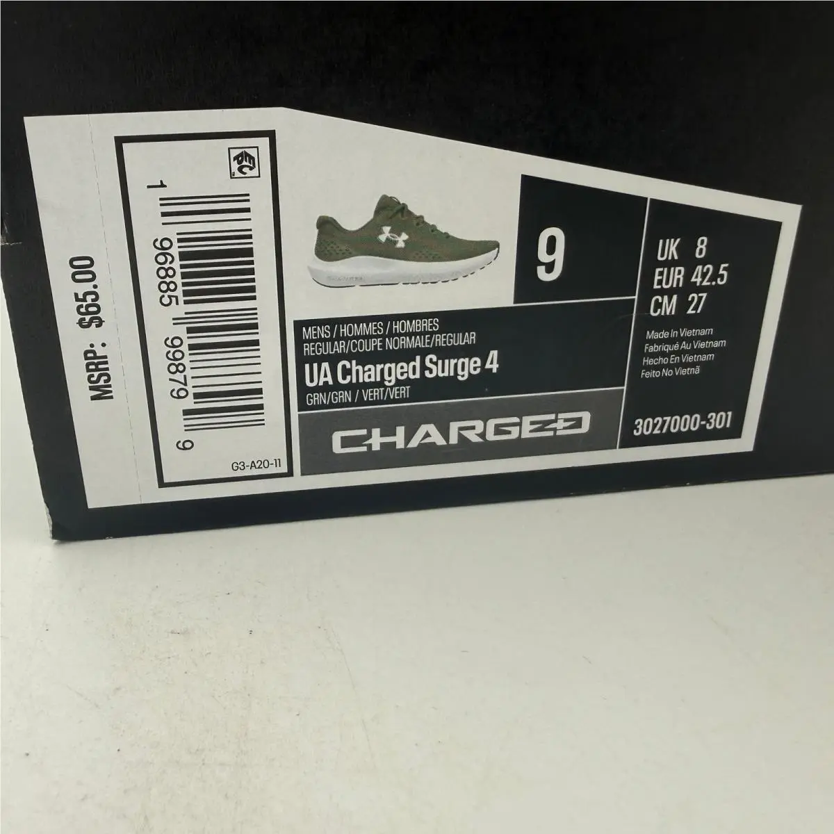 Under Armour shoes - Under Armour Charged Surge 4 - Green 0