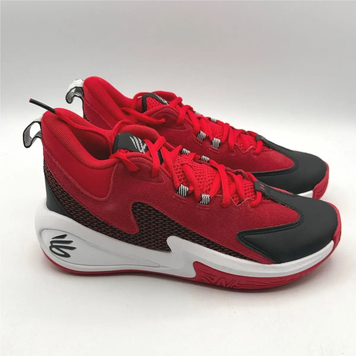 Curry 3Z25 Sde Kids 6Y Red Black White Basketball Shoes 6001882-600 by Under Armour