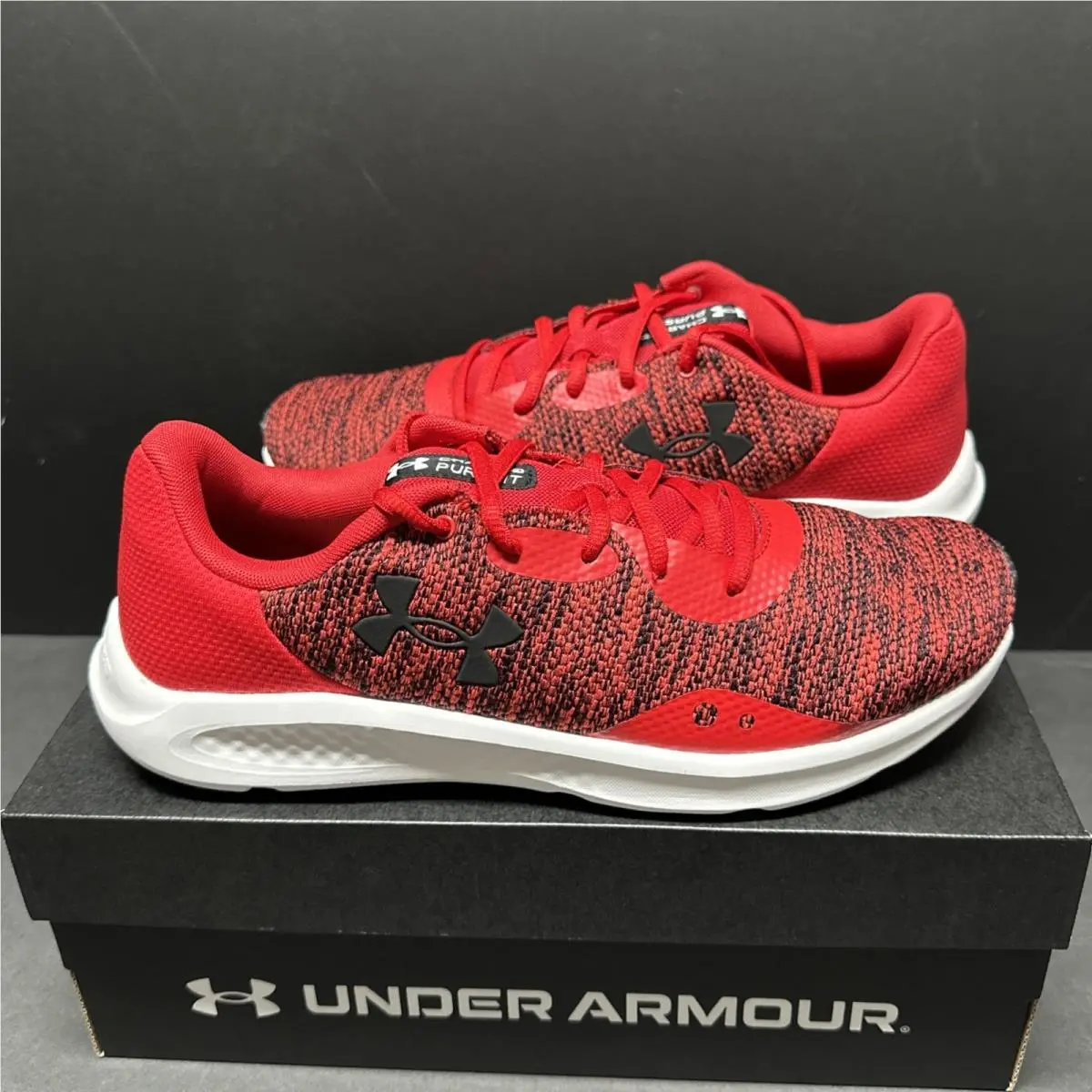 Under Armour 3025945 Men`s UA Charged Pursuit 3 Twist Running Athletic Shoes 9.5