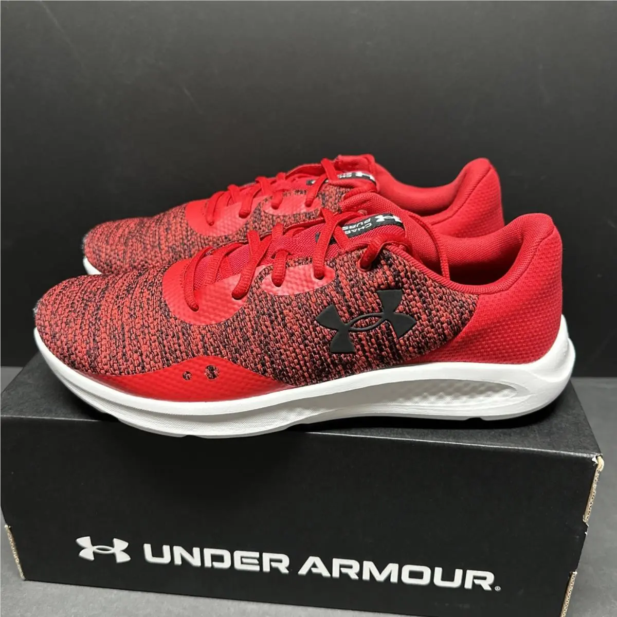 Under Armour shoes - Under Armour Charged Pursuit 3 Twist - 3025945 - Red (UPC: 0196040455426) 4