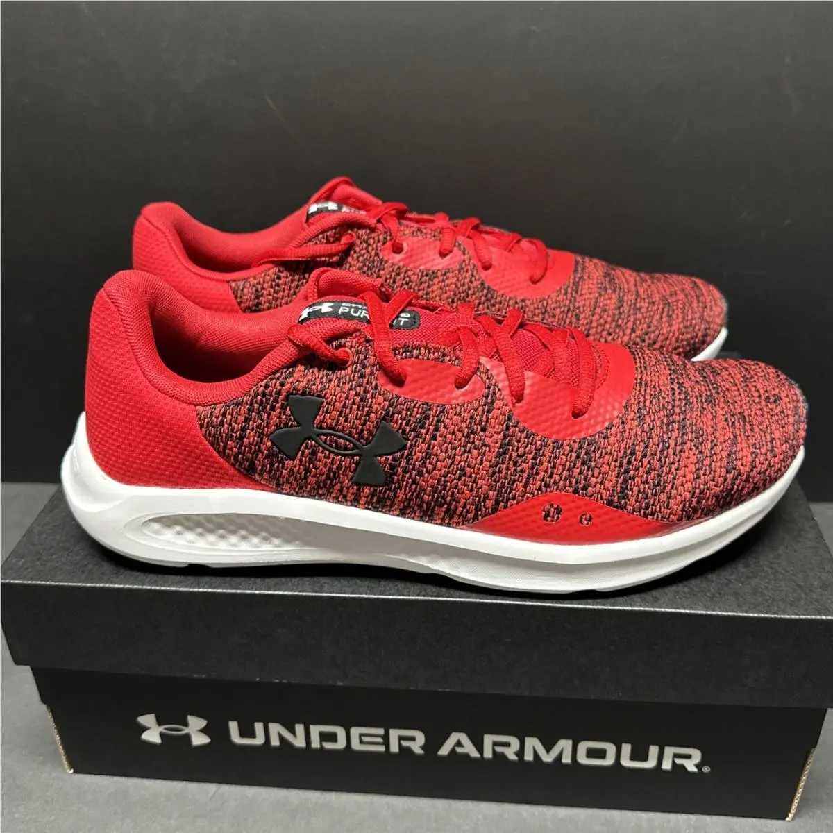 Under Armour shoes - Under Armour Charged Pursuit 3 Twist - 3025945 - Red (UPC: 0196040455426) 5