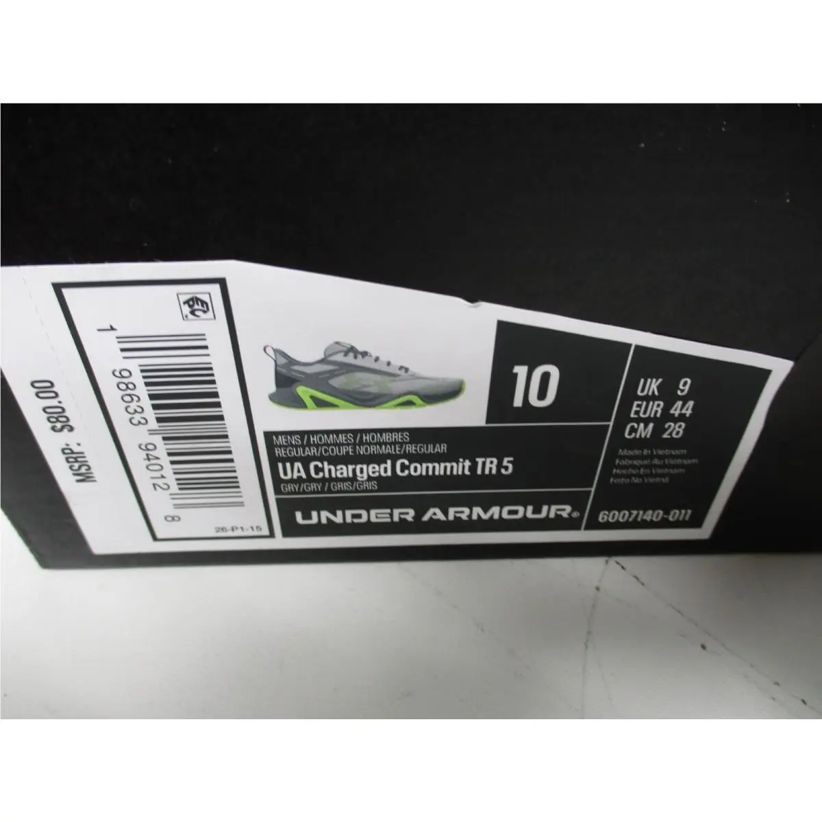 Under Armour shoes - Under Armour Charged Commit TR 5 - Gray 7