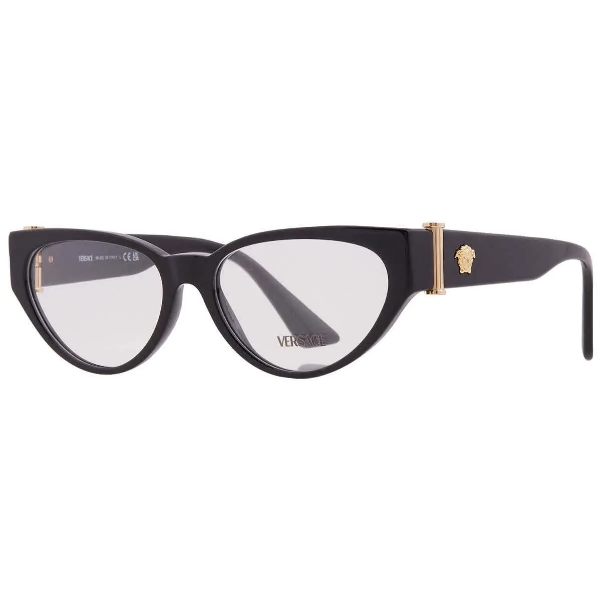 Versace Demo Cat Eye Ladies Eyeglasses VE3366 GB1 55 VE3366 GB1 55