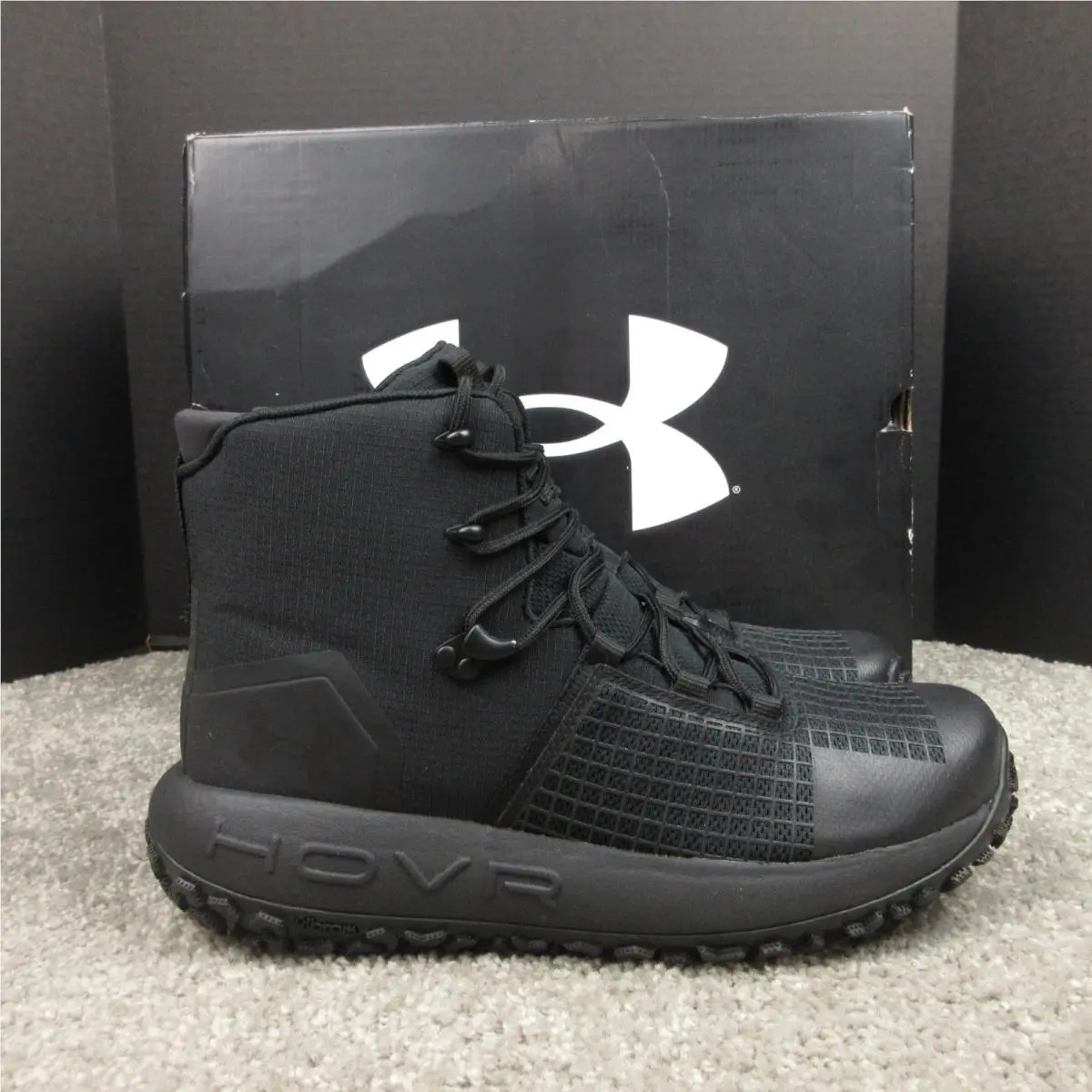 UA Hovr Infil Military Tactical Boots Black 3026369-001 Mens 13 by Under Armour