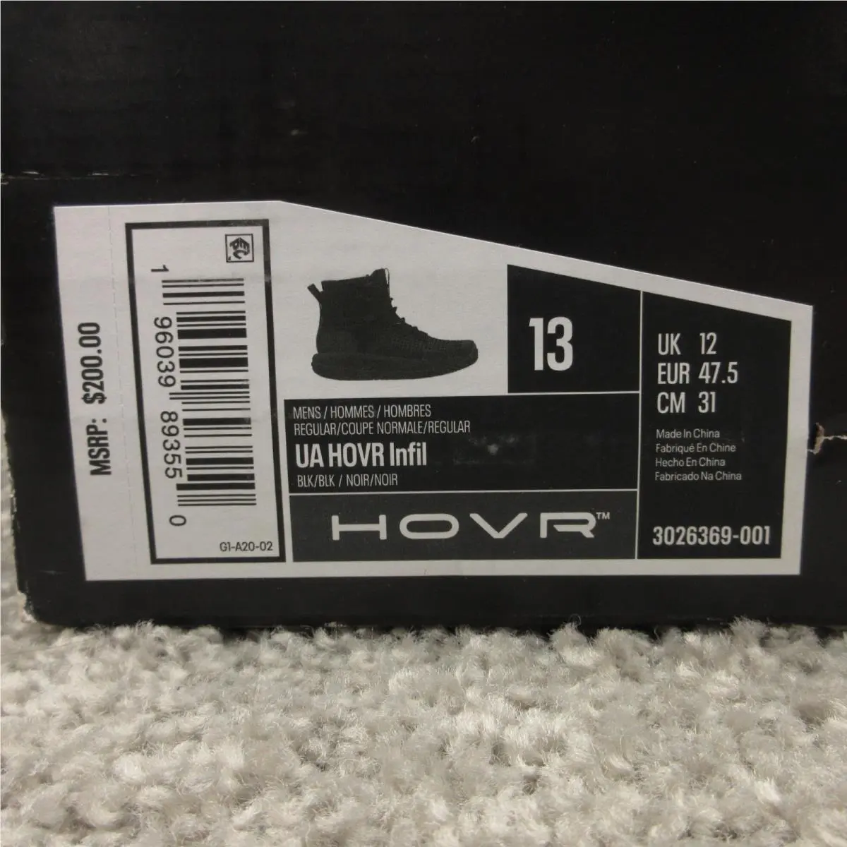 Under Armour shoes - Under Armour Infil Tactical - Infil Tactical - 3026369-001 - Black 10