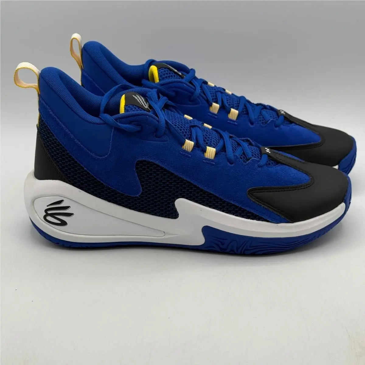 Under Armour Curry 3Z 25 Sde Shoes Mens Size 10.5 Blue Black 6000750-400