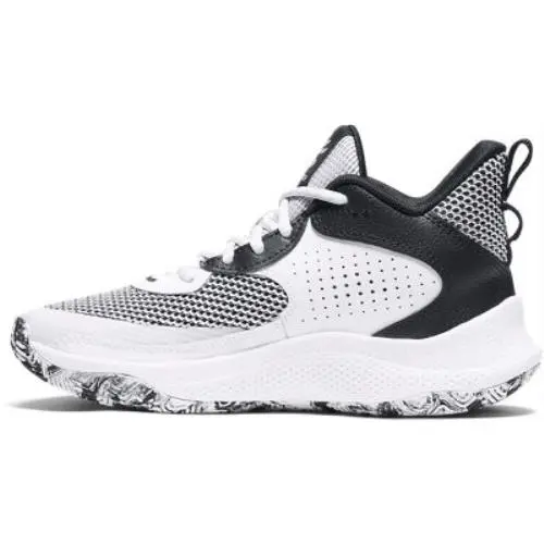 Under Armour shoes - White-Black-Black (UPC: 197777569493) 0