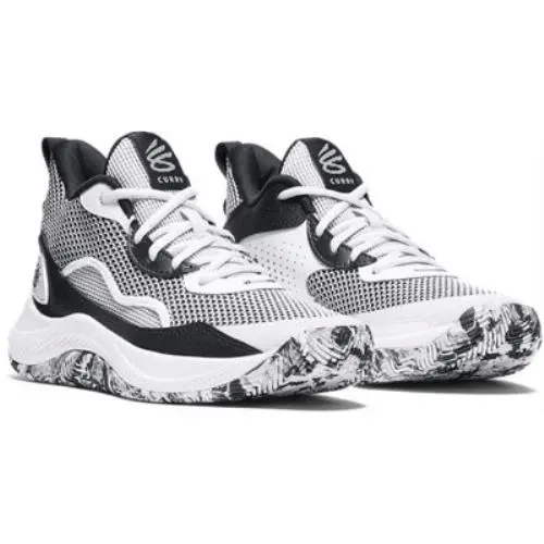 Under Armour shoes - White-Black-Black (UPC: 197777569493) 2