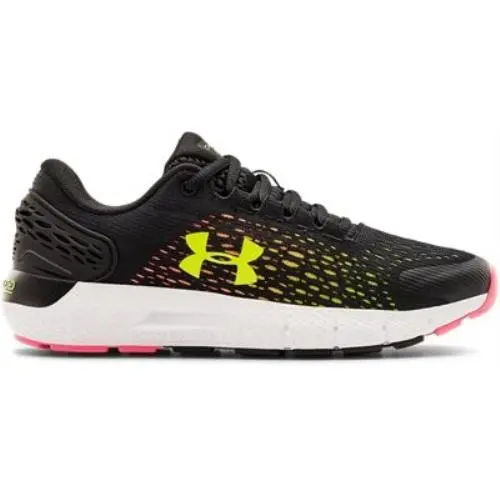 Under Armour Unisex Kids` Grade School Charged Rogue 2 Sneaker Black/white/yello