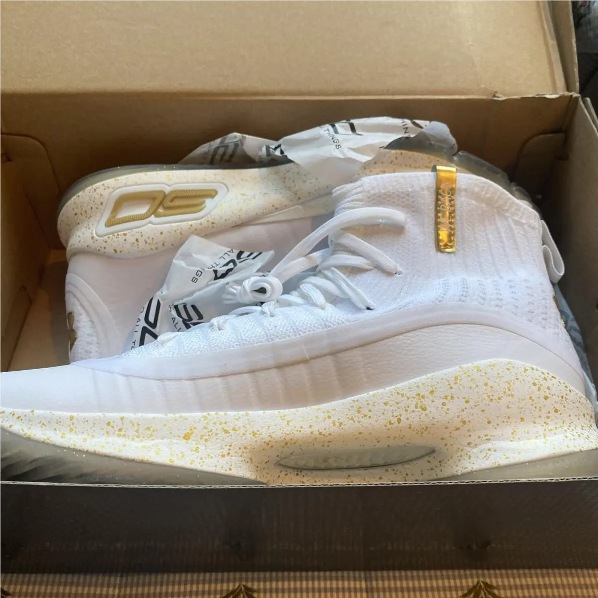 Under Armour shoes - Under Armour Curry 4 - Curry - 1298306-111 - Multicolor 4