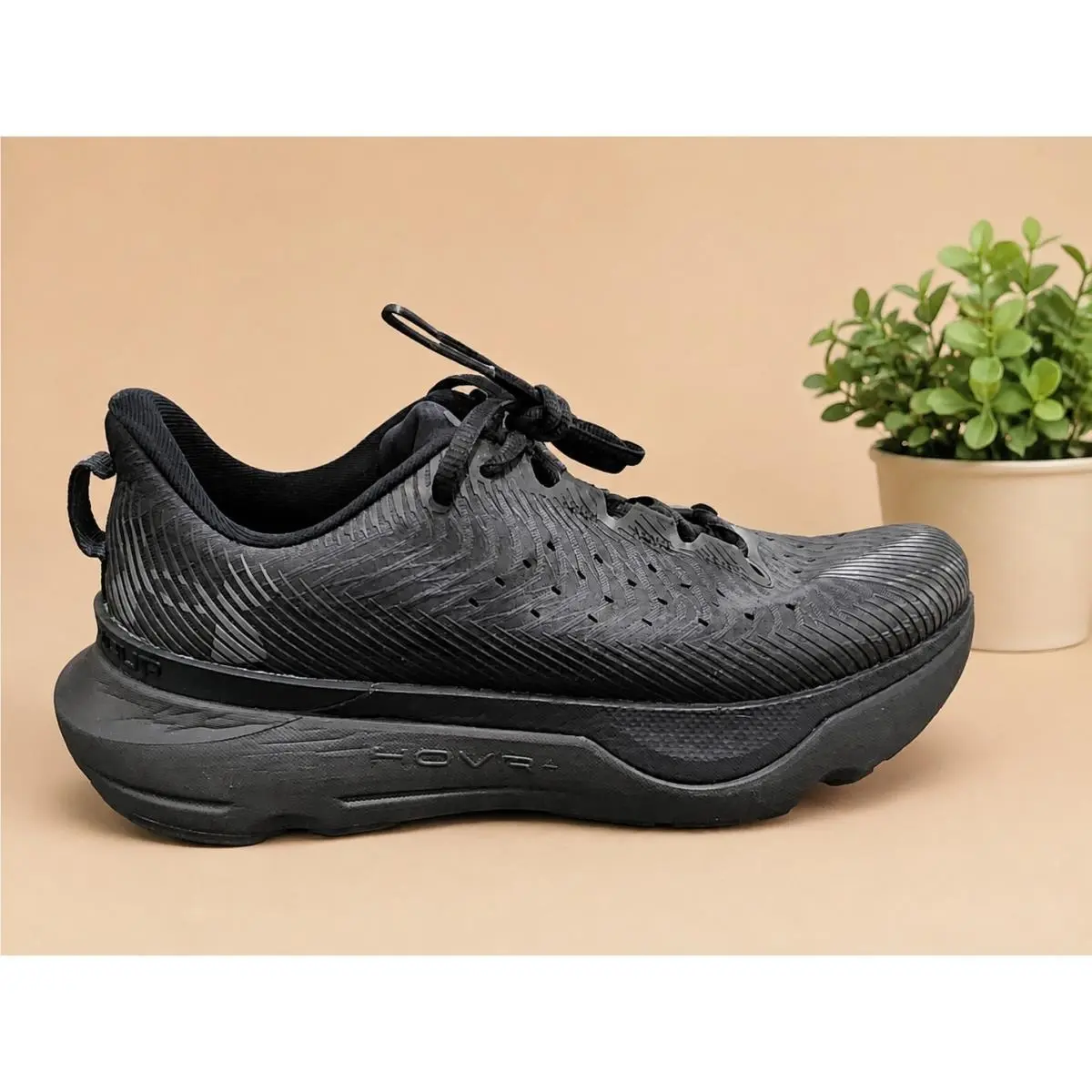 Mens UA Infinite Pro Black Size 9 by Under Armour