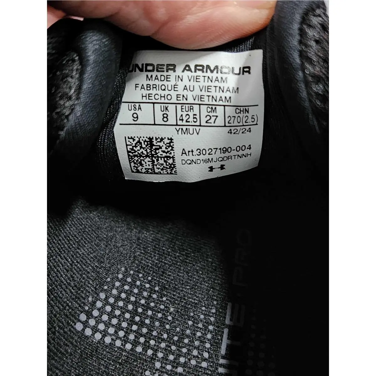 Under Armour shoes - Black 1