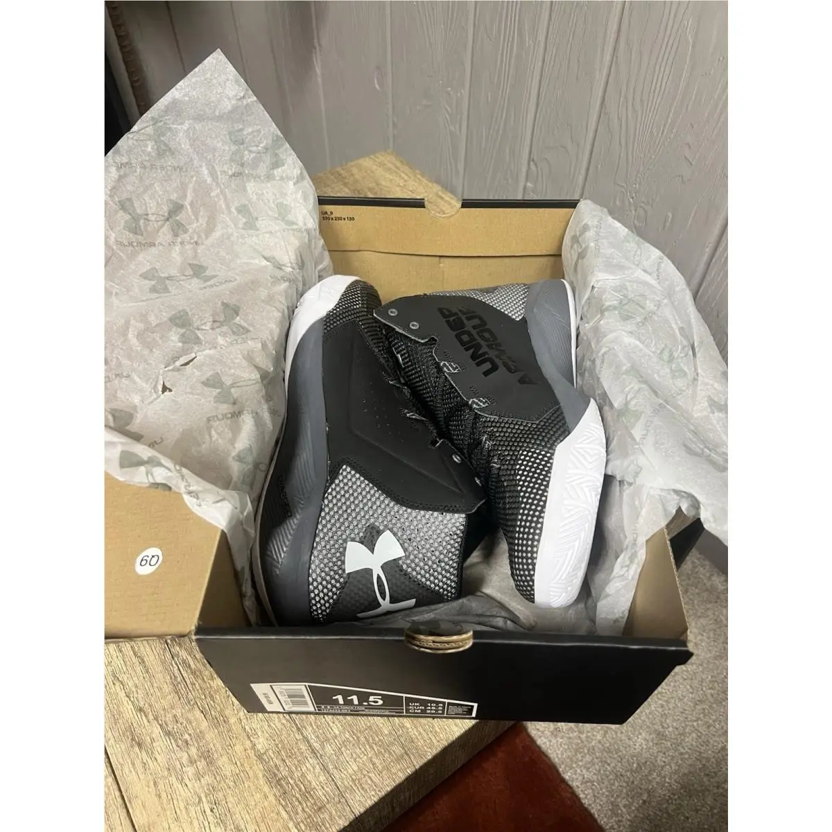 Under Armour shoes - UNDER ARMOUR - 003 - 1274423 - Black 5