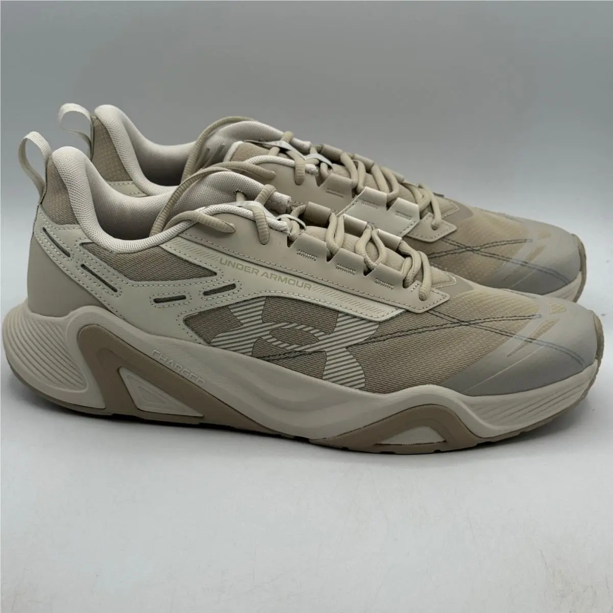 Charged Commit TR 5 Shoes Men Size 14 Brown White 3026606-200 by Under Armour