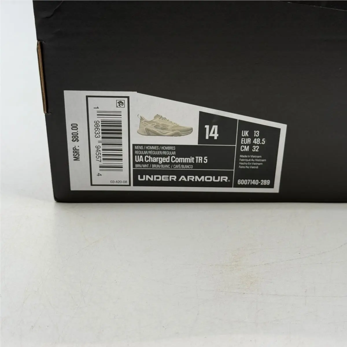 Under Armour shoes - Under Armour Charged Commit TR 5 - Brown 5