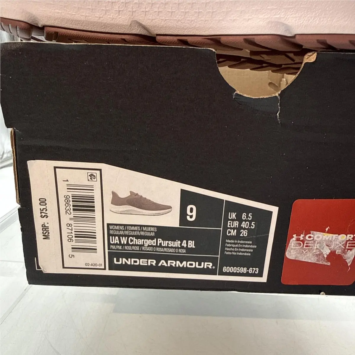 Under Armour shoes - Under Armour Charged Pursuit 4 BL - Pink 0