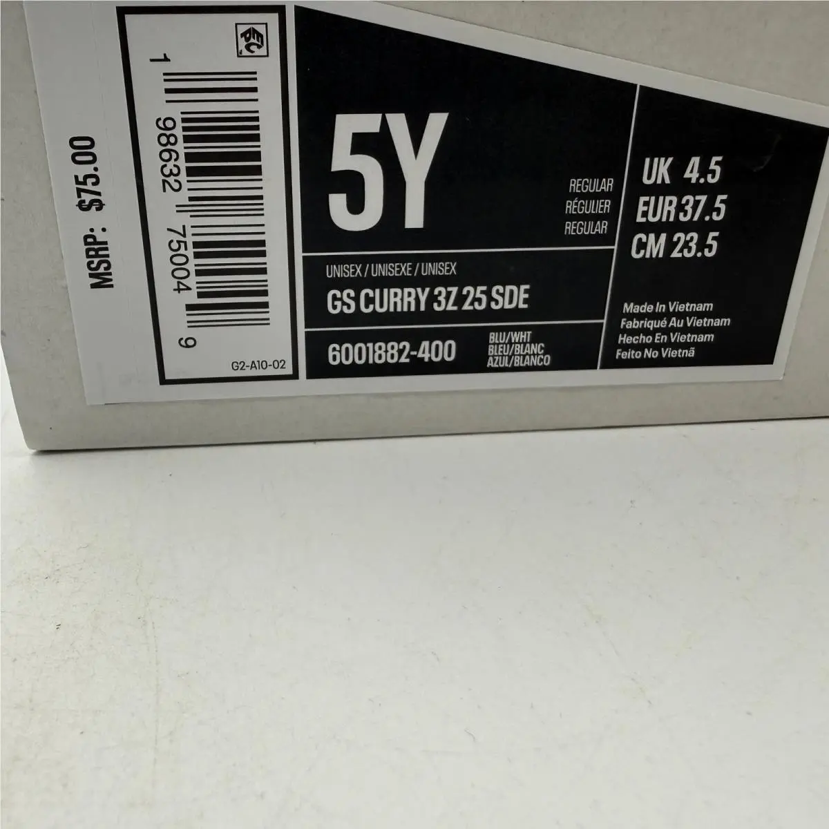 Under Armour shoes - GS Curry 3Z 25 SDE - Blue 0