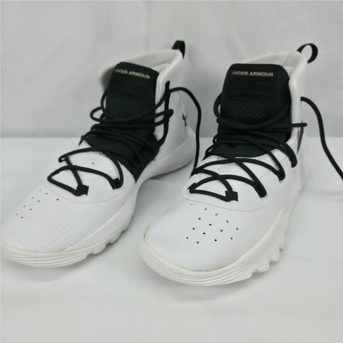 SC 3ZERO II Womens Size 8 White Black Curry Basketball Shoes by Under Armour