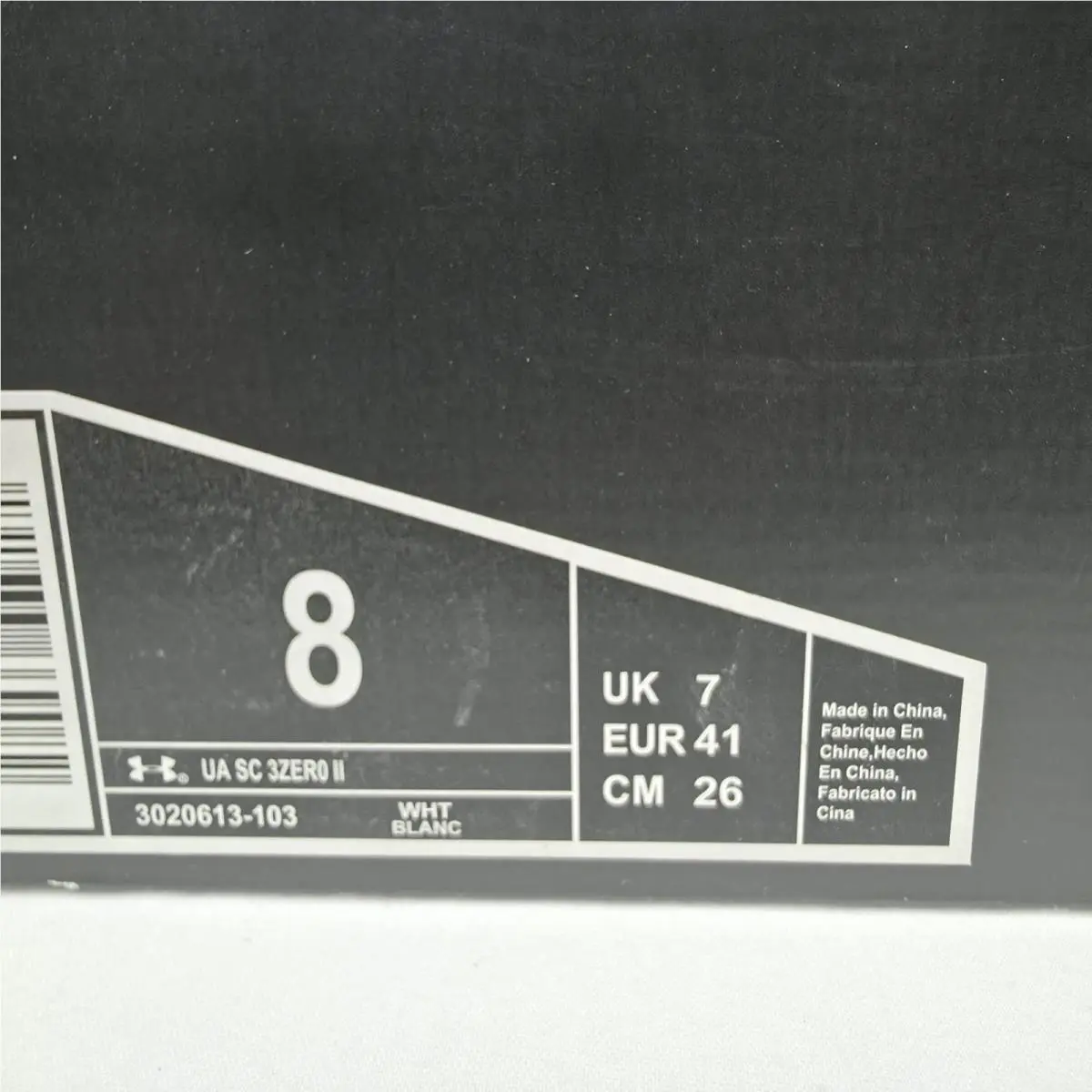 Under Armour shoes - Under Armour 3Zero - White 10