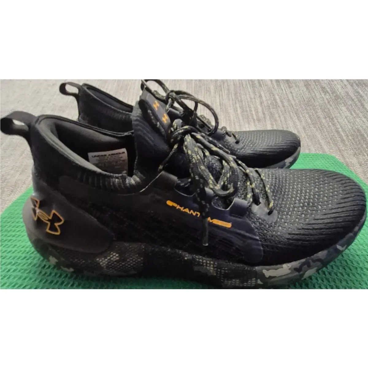 Under Armour Hovr Phantom 3 SE Black/camo Running Shoes Men`s 9 3027287-001