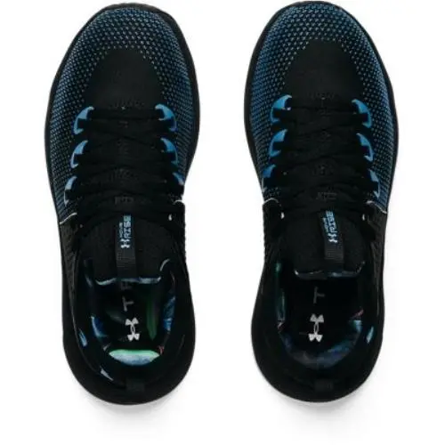 Under Armour shoes - Black-Black-Radar Blue (UPC: 195251669745) 1