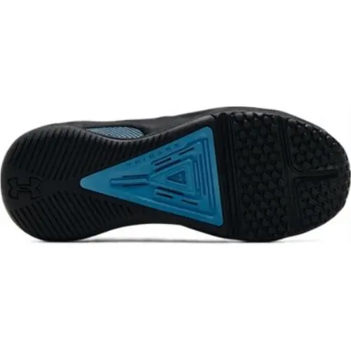 Under Armour shoes - Black-Black-Radar Blue (UPC: 195251669745) 3