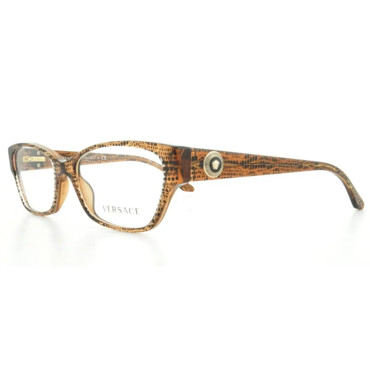 VE3172 5000 Eyeglasses Women`s Lizard Violet Full Rim 52mm by Versace