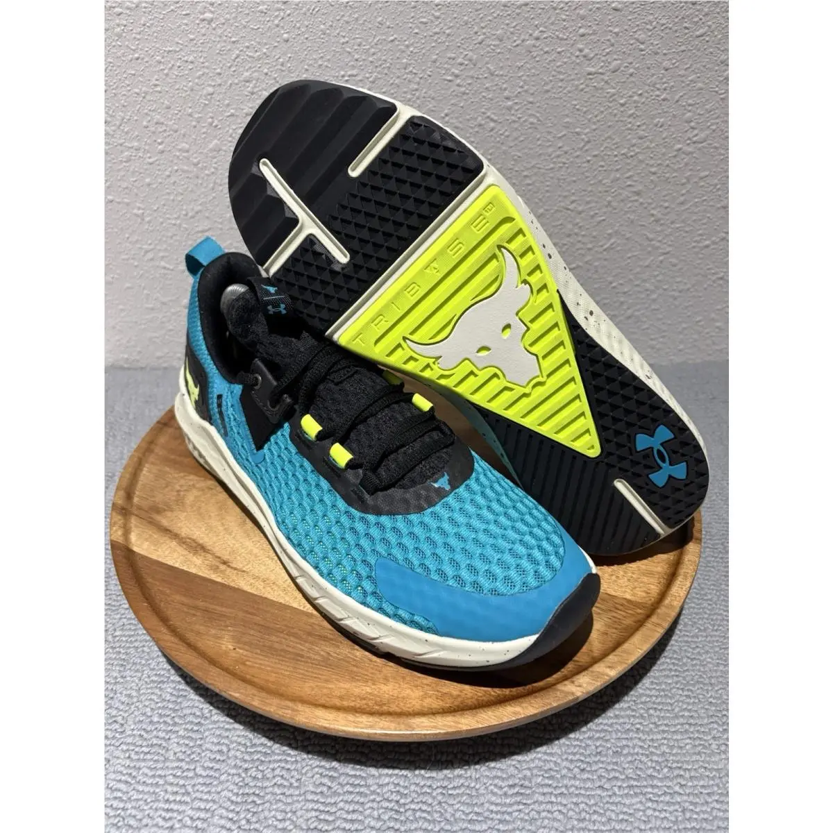 Mens Size 10.5  Project Rock Bsr 4 Training Shoes Dark Turquoise by Under Armour