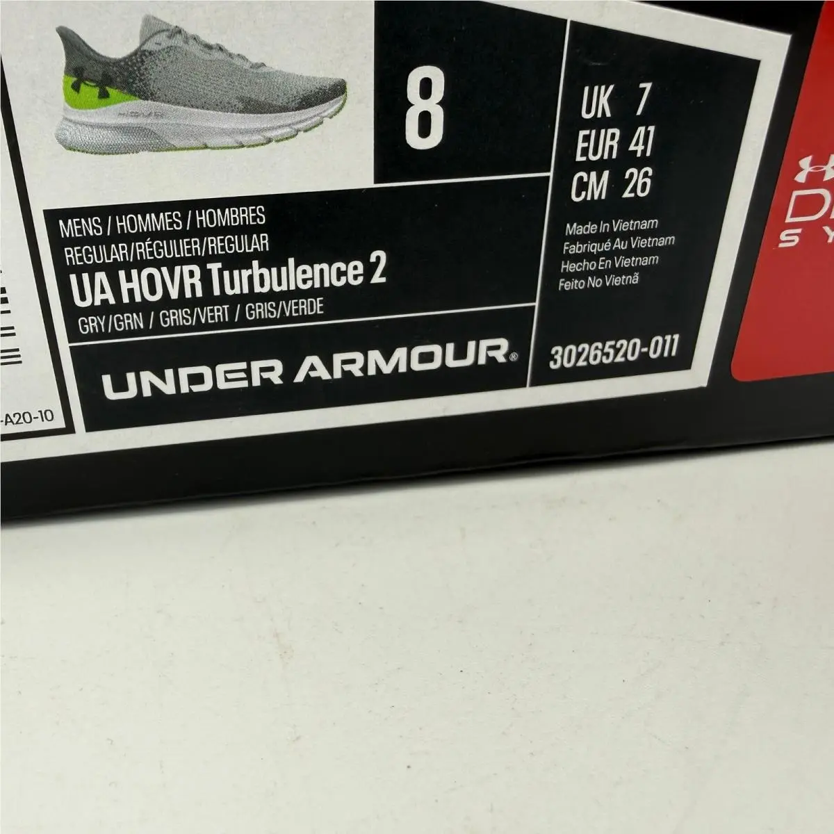 Under Armour shoes - UA HOVR Turbulence 2 - HOVR Turbulence - Gray 0