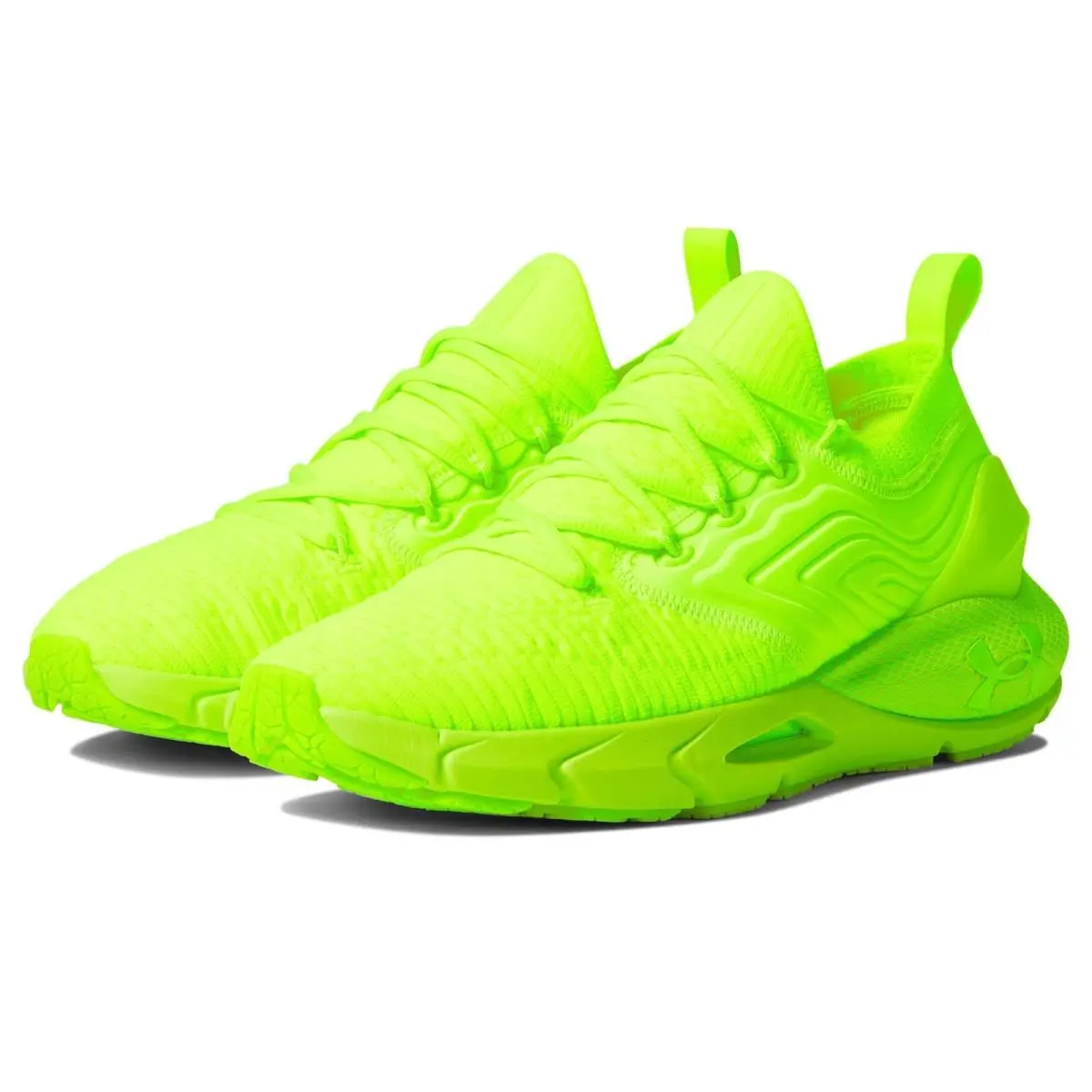 Size 11.5- Under Armour Men`s UA Hovr Phantom 2 Inknt Running Shoes - Yellow/ Yellow/ Jaune