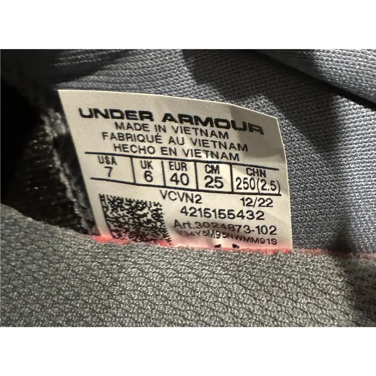 Under Armour shoes - Under Armour Charged Vantage 2 - 3024873-102 - Gray 5